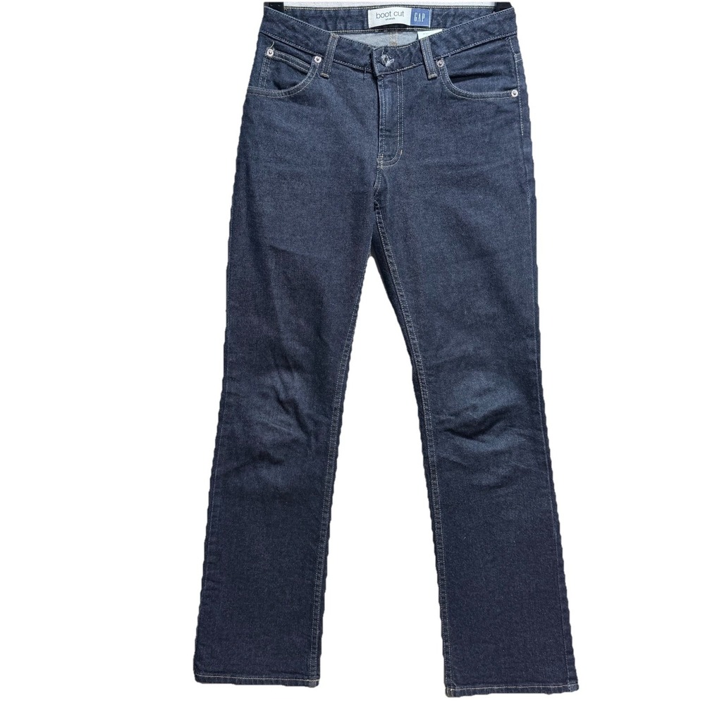 Vintage‎ Gap Bootcut Jeans Made In USA Women's 2 Dark Wash